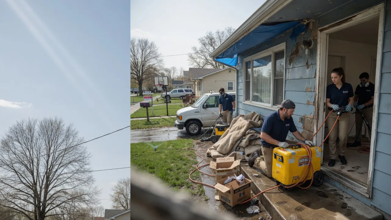 Basement Flood Cleanup in Hillsboro, KS near me